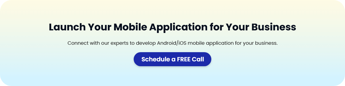 mobile app development CTA